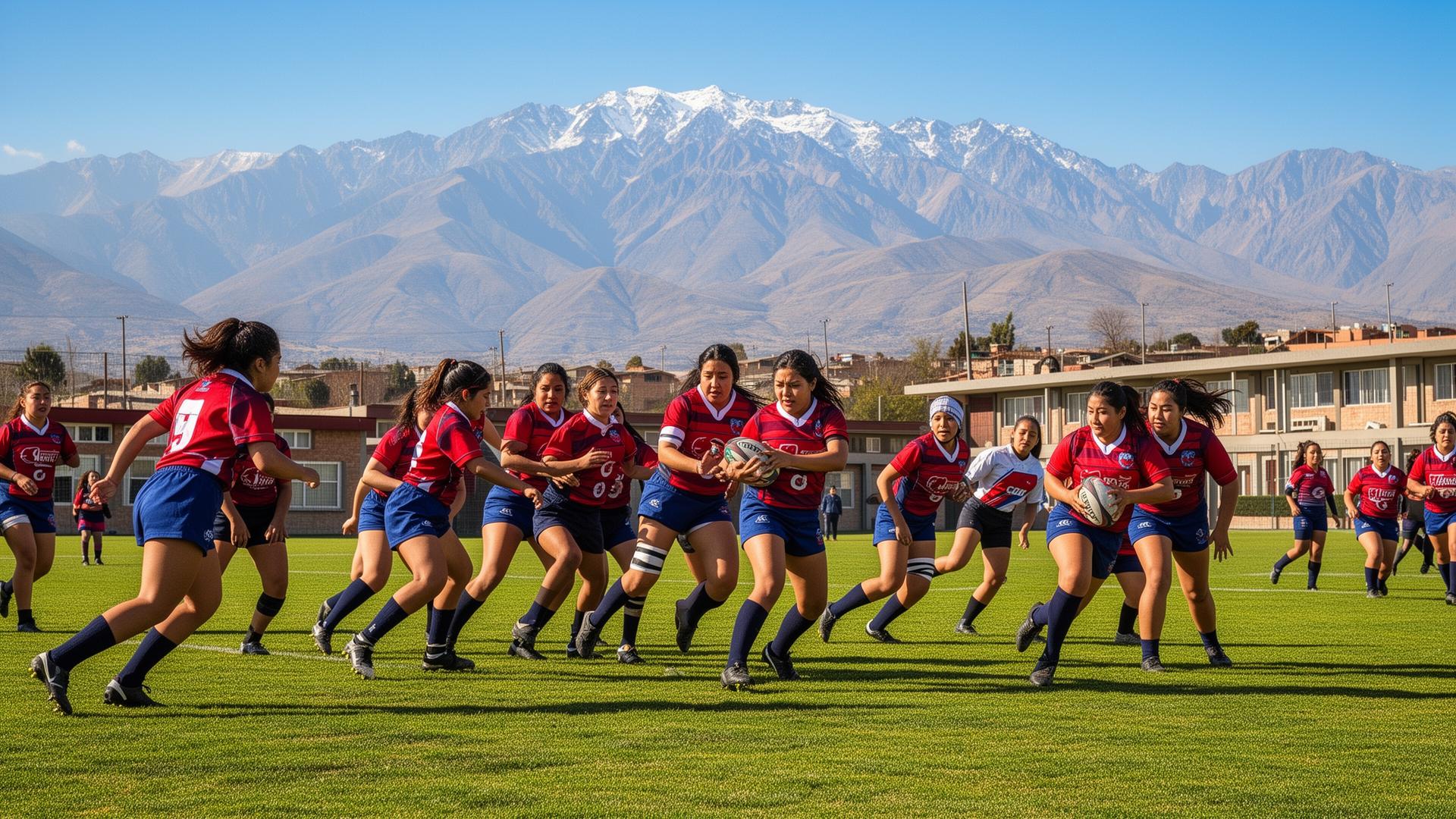 Rugby femenino escolar en Chile